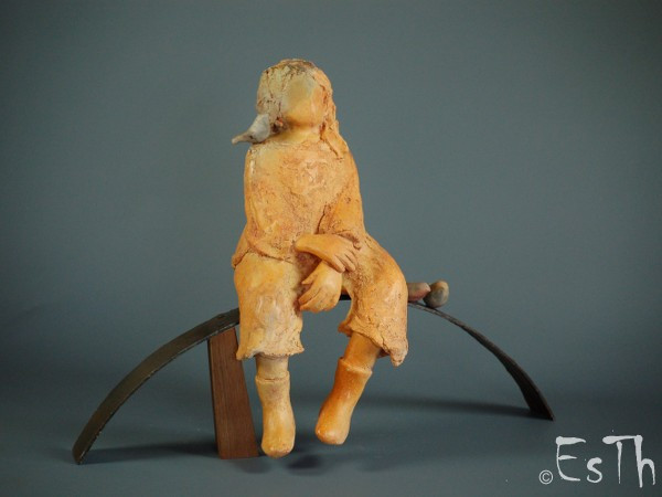 Jour d'Automne II | La Lune entre les Nuages