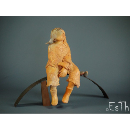 Jour d'Automne II | La Lune entre les Nuages